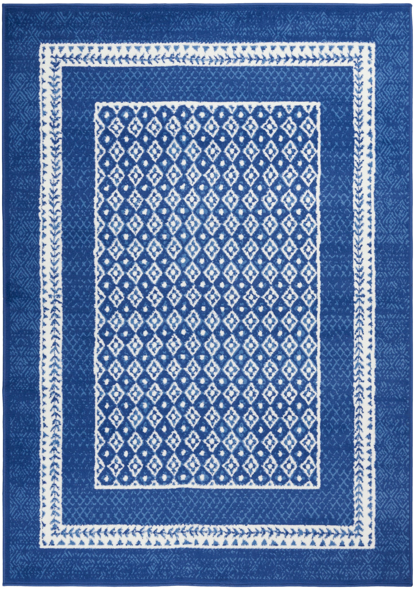 Nourison Home Whimsicle WHS13 Navy Contemporary Power-loomed Rug