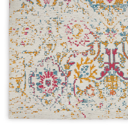 Nourison Home Damask  Multicolor  Transitional