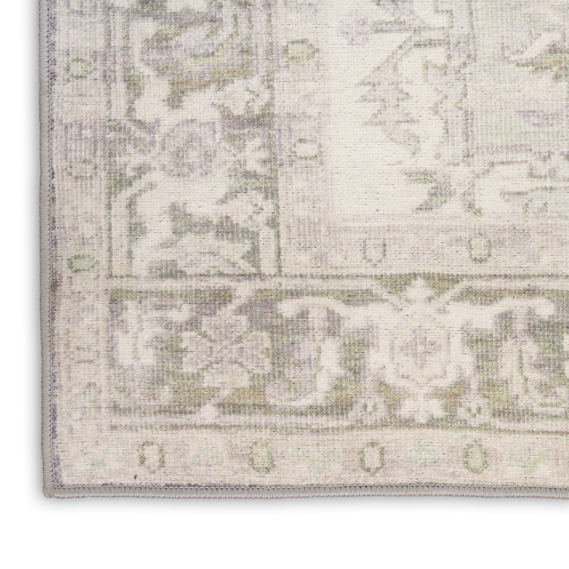 Nourison Home Vintage Washables  Green  Traditional