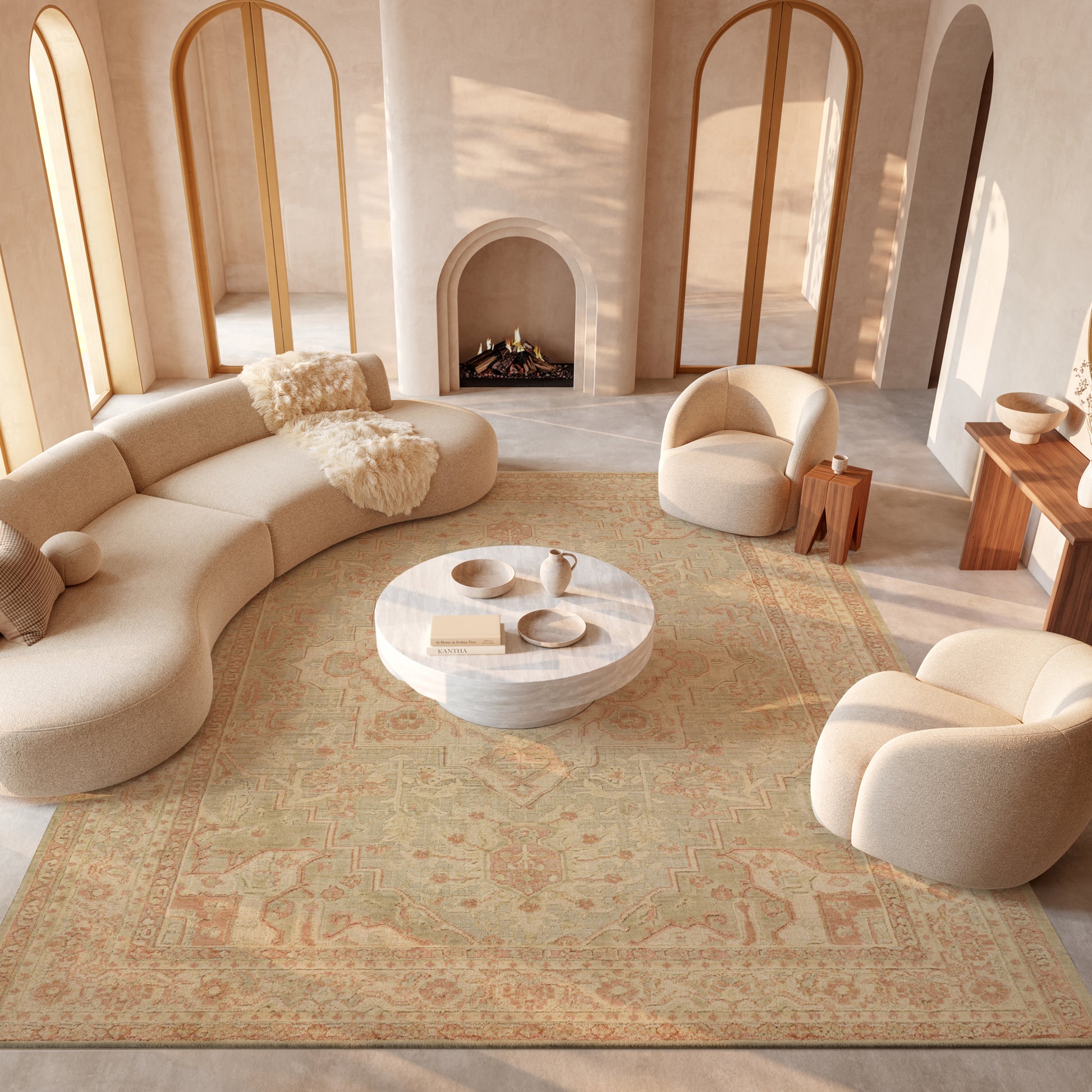 Nourison Home Ravello  Sage  Traditional