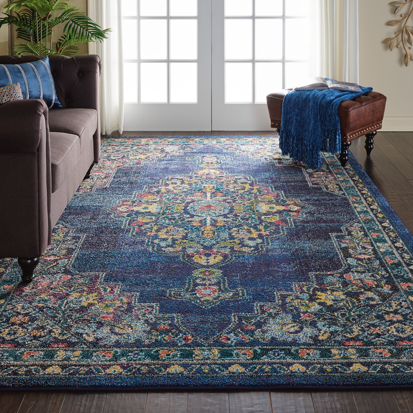 Nourison Home Passionate  Navy  Traditional