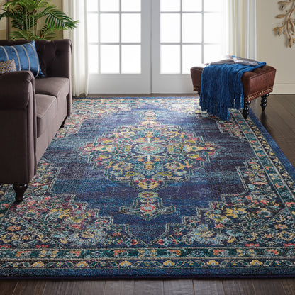 Nourison Home Passionate  Navy  Traditional