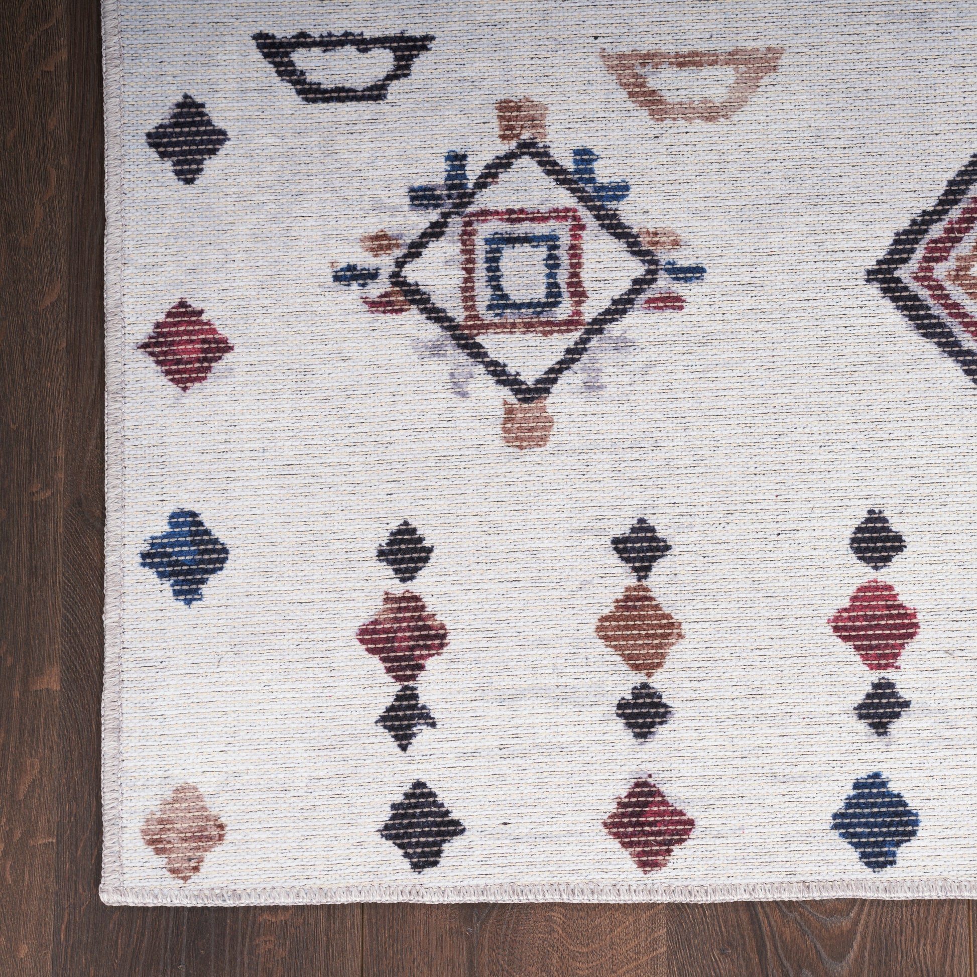 Nourison Home New Concept Washables  Ivory Multicolor  Contemporary