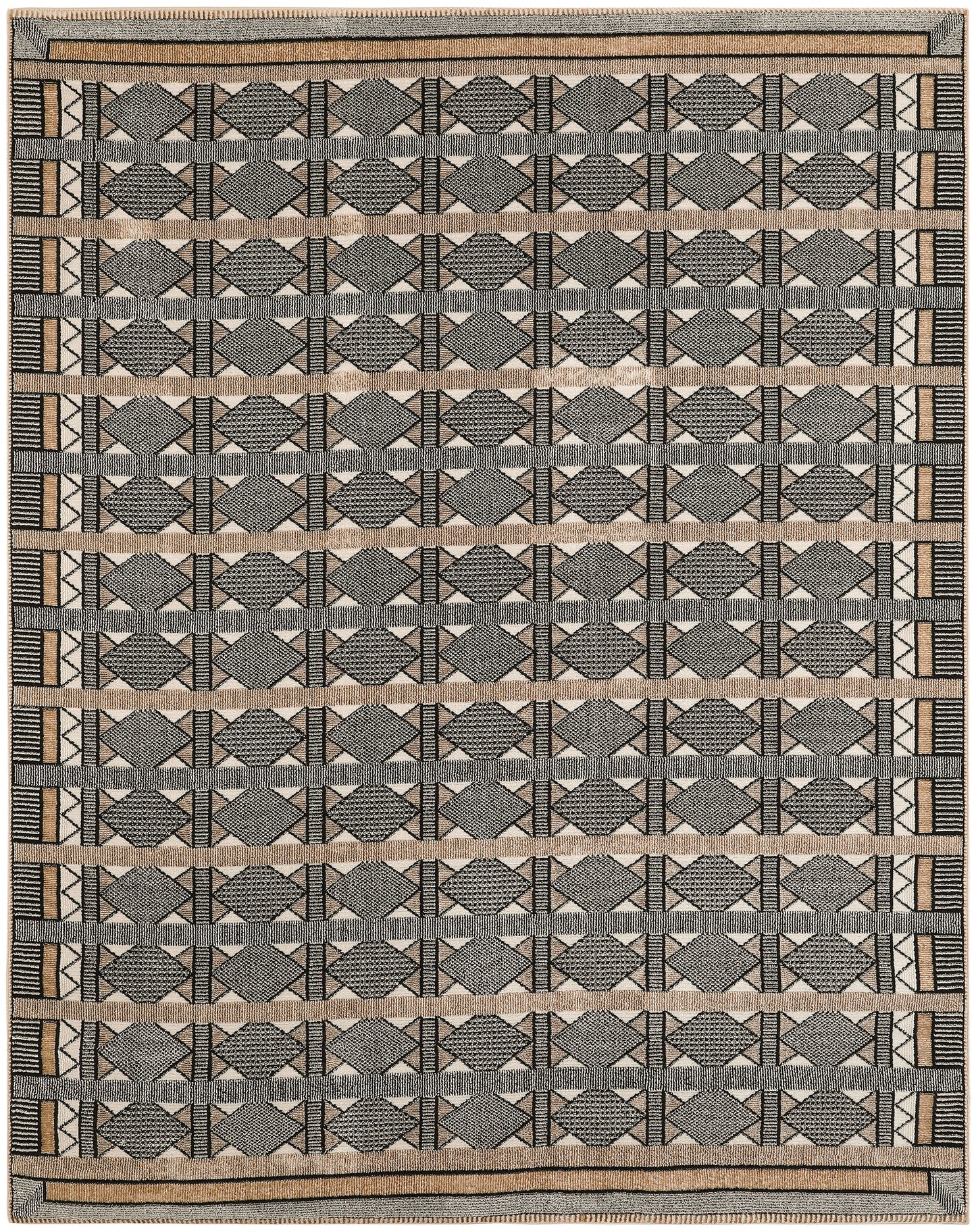 Nourison Home Nordic  Ivory Multicolor  Contemporary