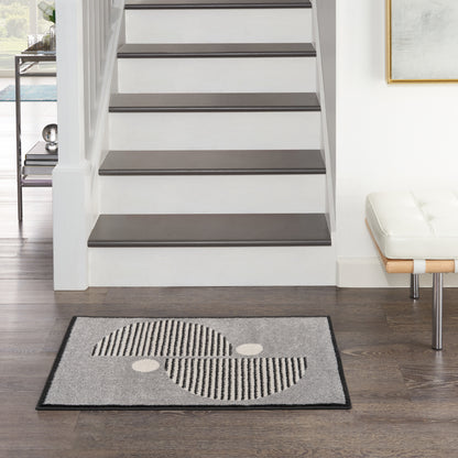 Nourison Home Modern Passion  Grey Black  Contemporary