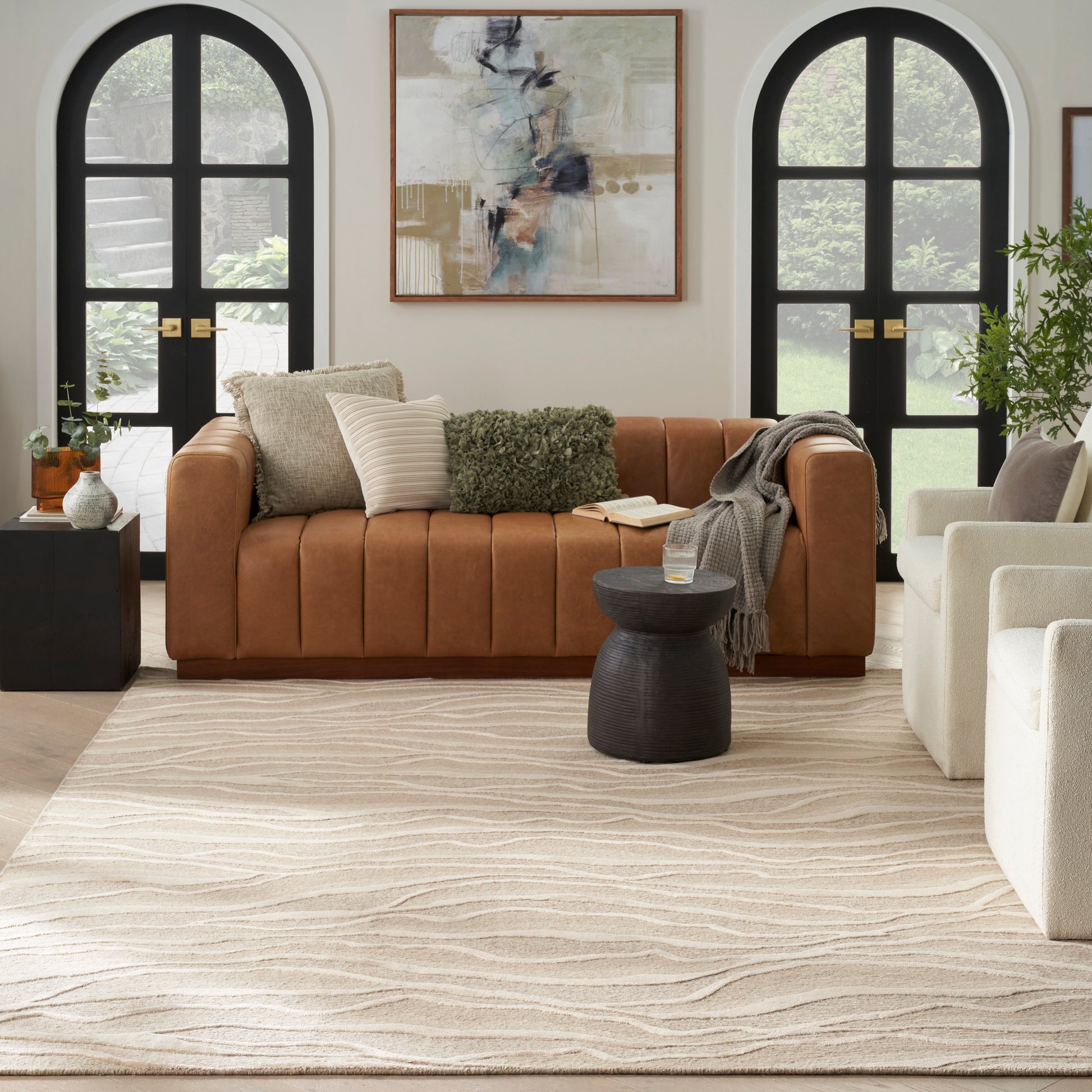 Nourison Home Divine  Saddle  Contemporary