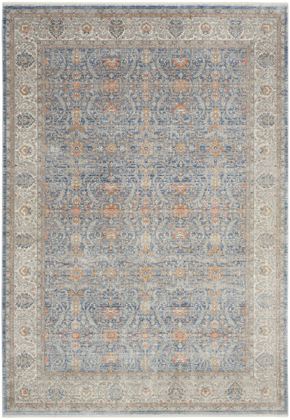 Nourison Home Starry Nights STN08 Light Blue Traditional Loom-woven Rug