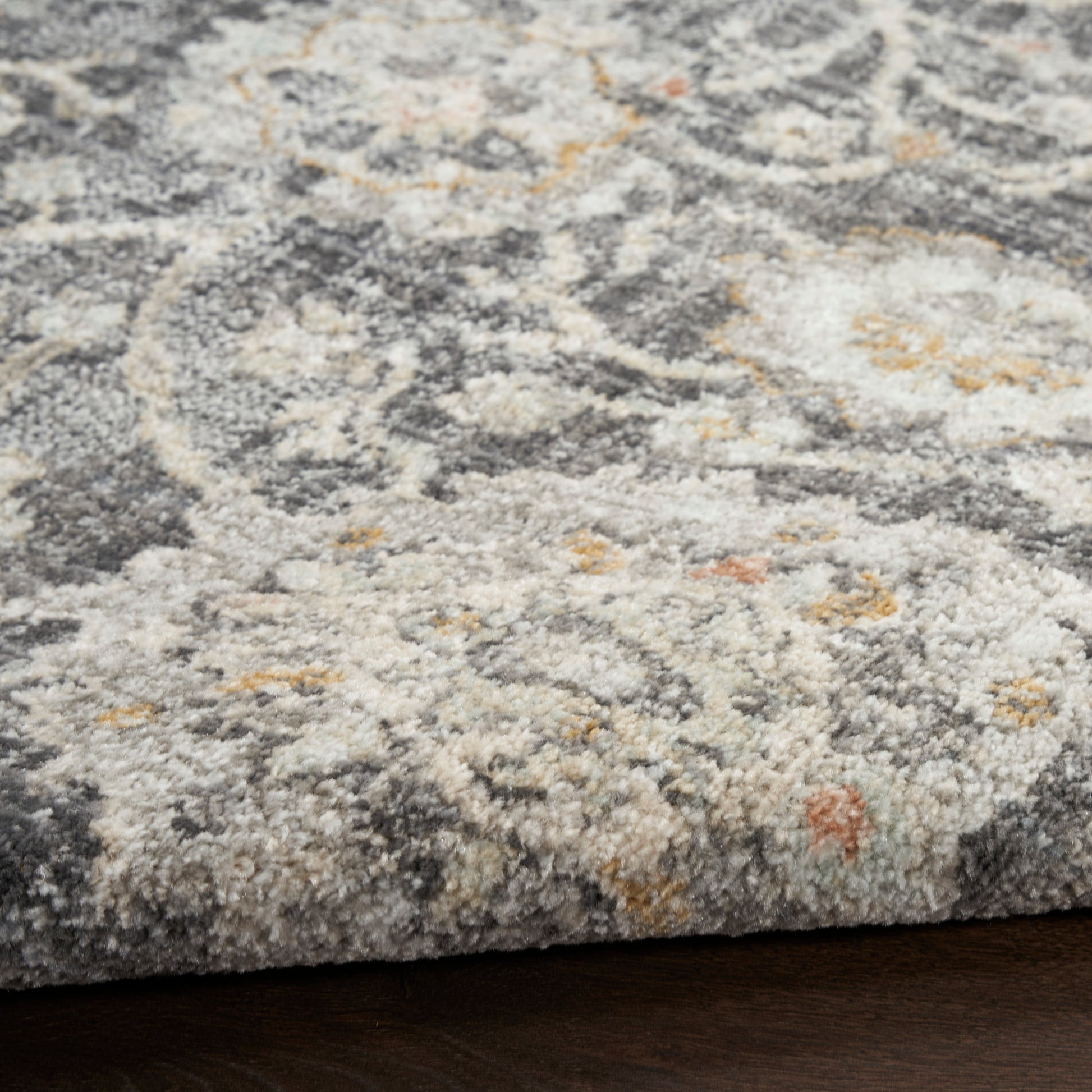 Nourison Home Oushak Home  Charcoal  Traditional