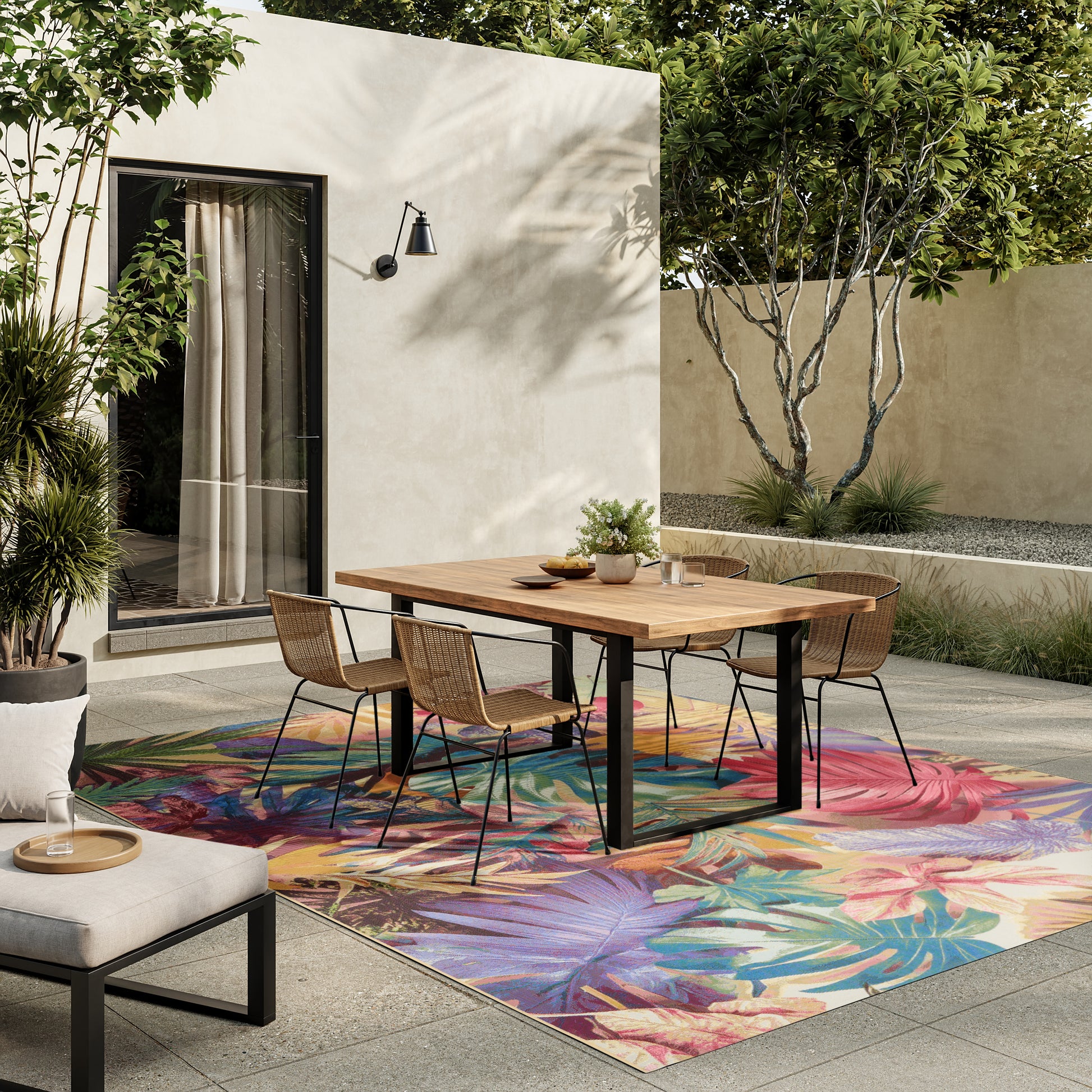 Nourison Home Color Splash  Multicolor  Contemporary