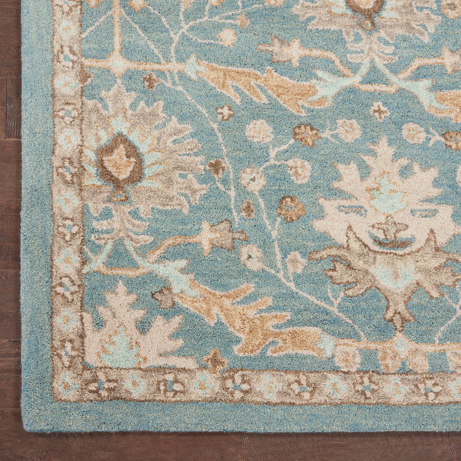 Nourison Home Jazmine  Blue  Traditional