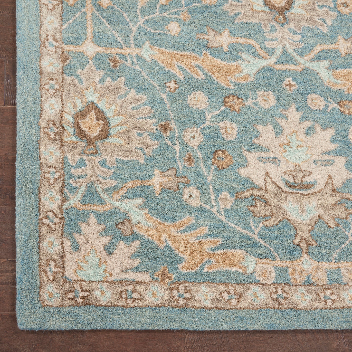 Nourison Home Jazmine  Blue  Traditional