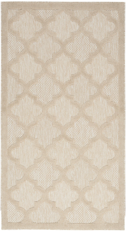 Nourison Home Easy Care NES01 Cream Contemporary Flat Weave Rug