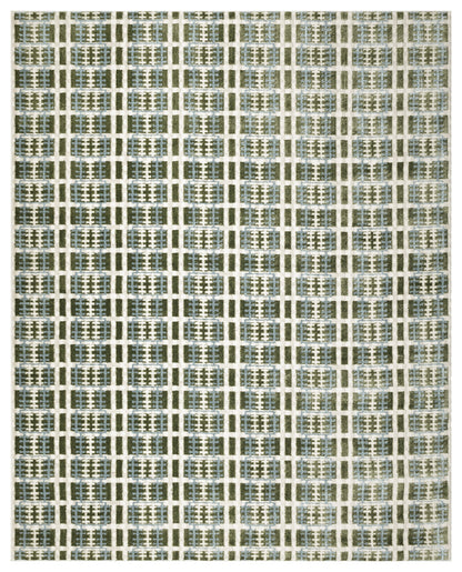 Nourison Home Nordic  Blue Green  Contemporary