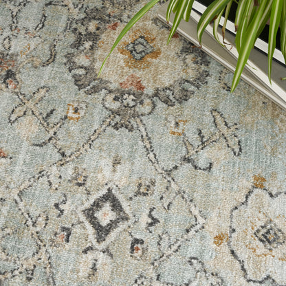 Nourison Home Oushak Home  Mint  Traditional