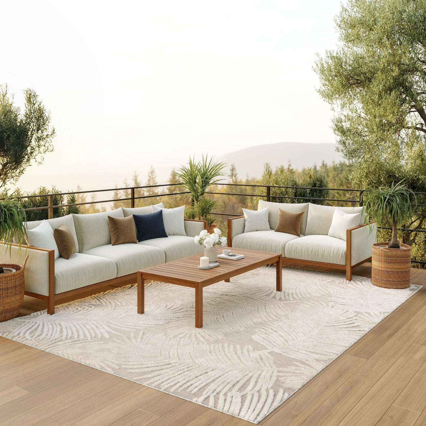 Nourison Home Suncoast  Beige  Contemporary