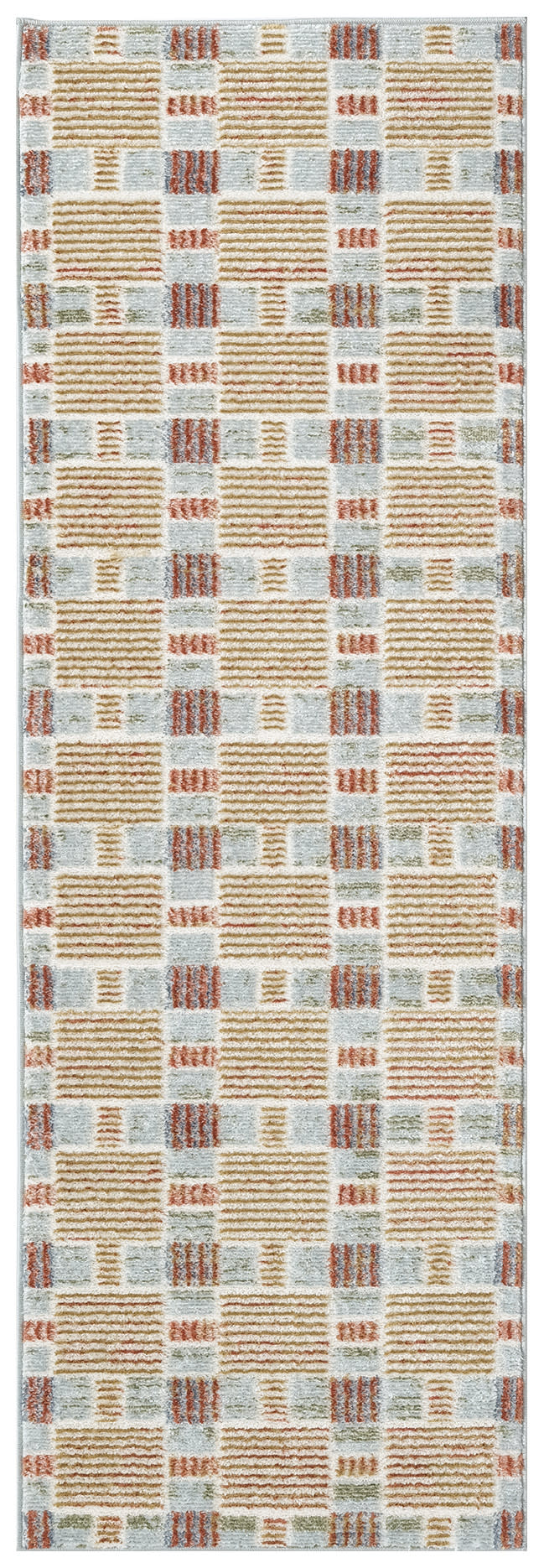 Nourison Home Nordic NRC14 Rust Multicolor Contemporary Power-loomed Rug