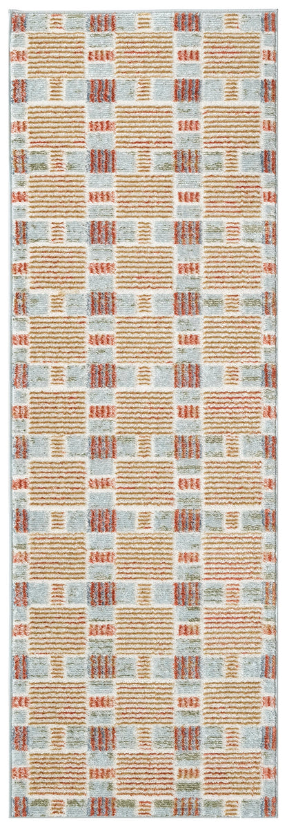 Nourison Home Nordic NRC14 Rust Multicolor Contemporary Power-loomed Rug