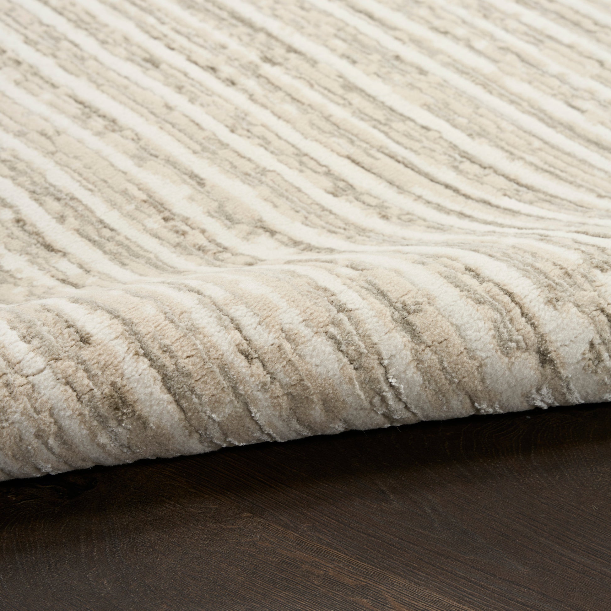Nourison Home Soft Structure  Beige  Contemporary