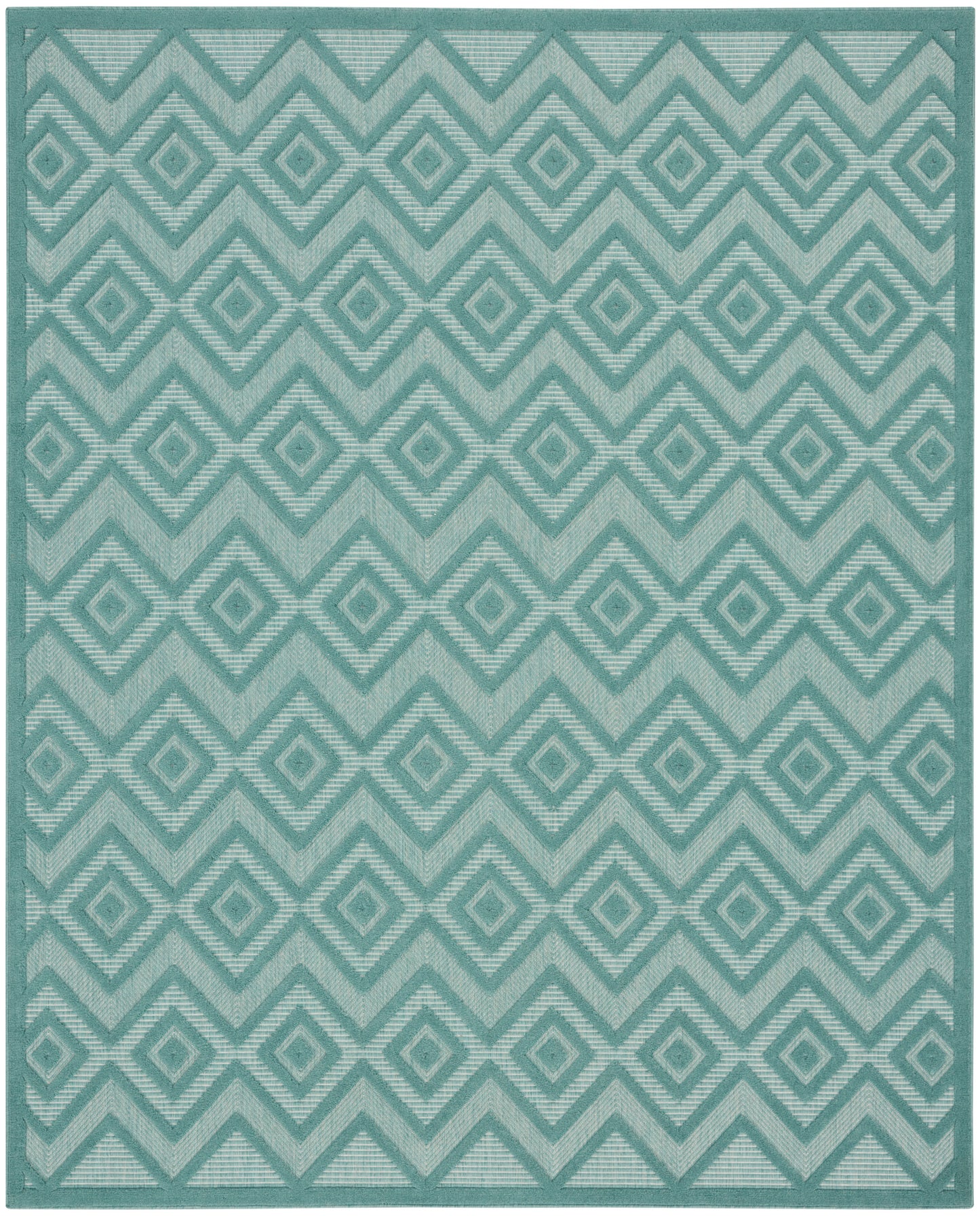 Nourison Home Versatile  Aqua Teal  Contemporary