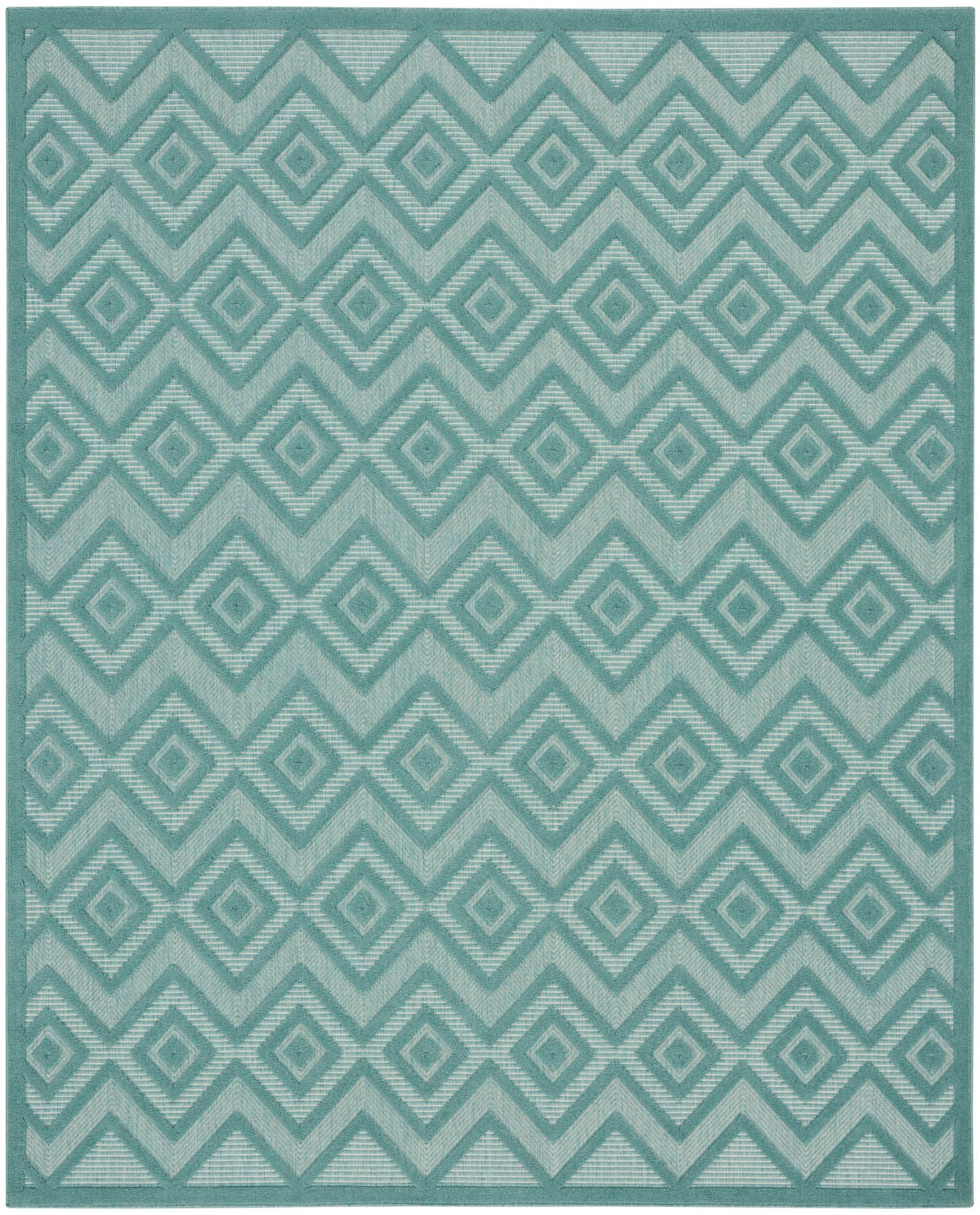 Nourison Home Versatile  Aqua Teal  Contemporary