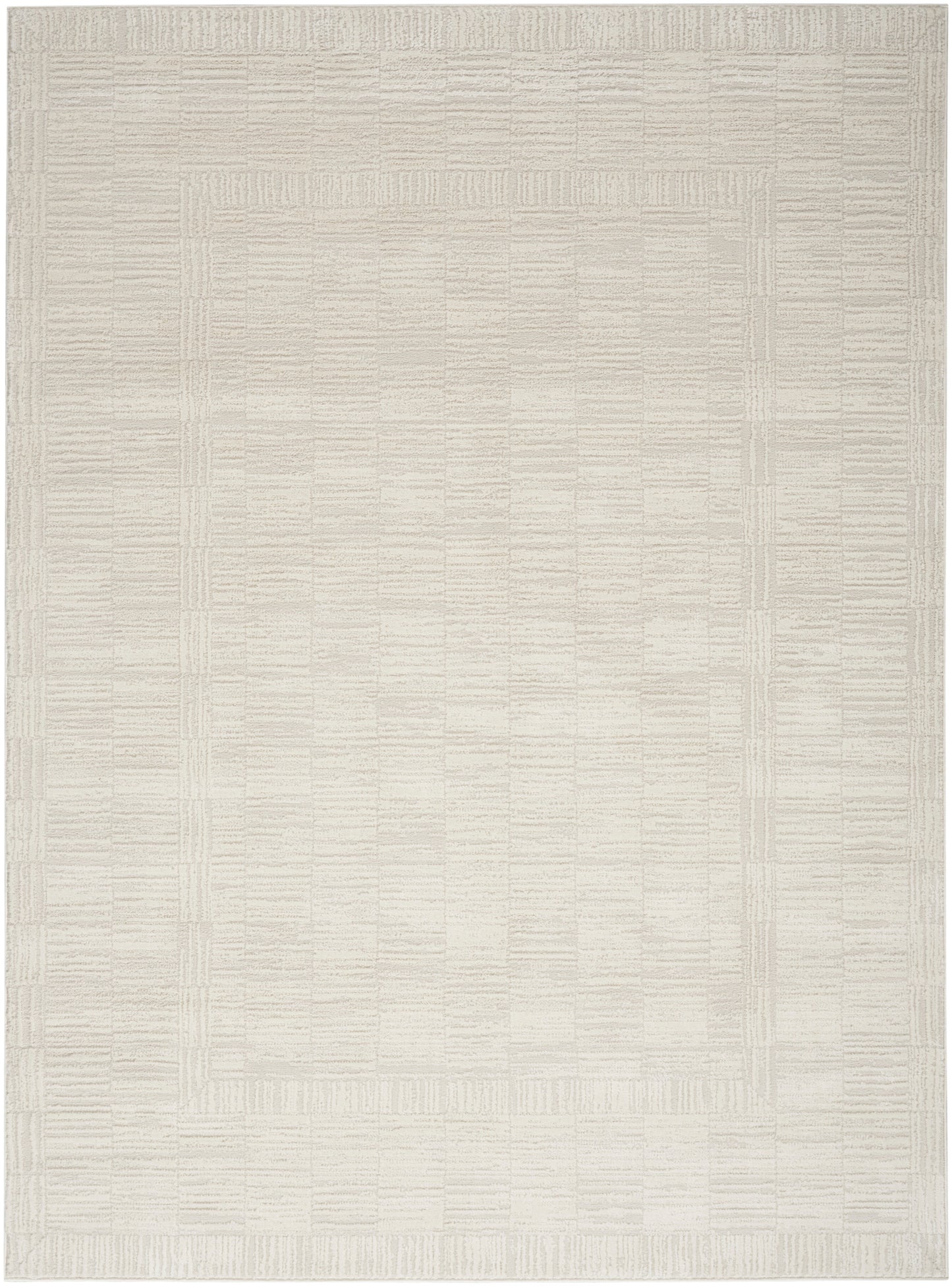 Nourison Home Dew DEW05 Beige Contemporary Jacquard Woven Rug