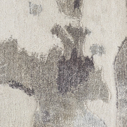 Nourison Home Prismatic  Silver Grey  Contemporary