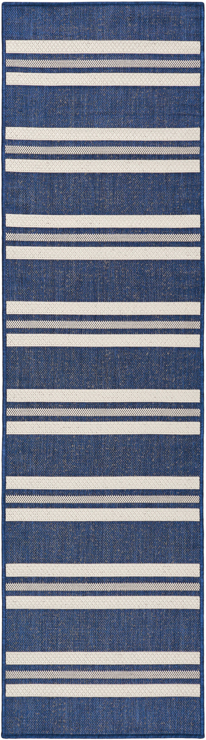 Nourison Home Horizon Indoor/Outdoor HOZ05 Navy Contemporary Power-loomed Rug