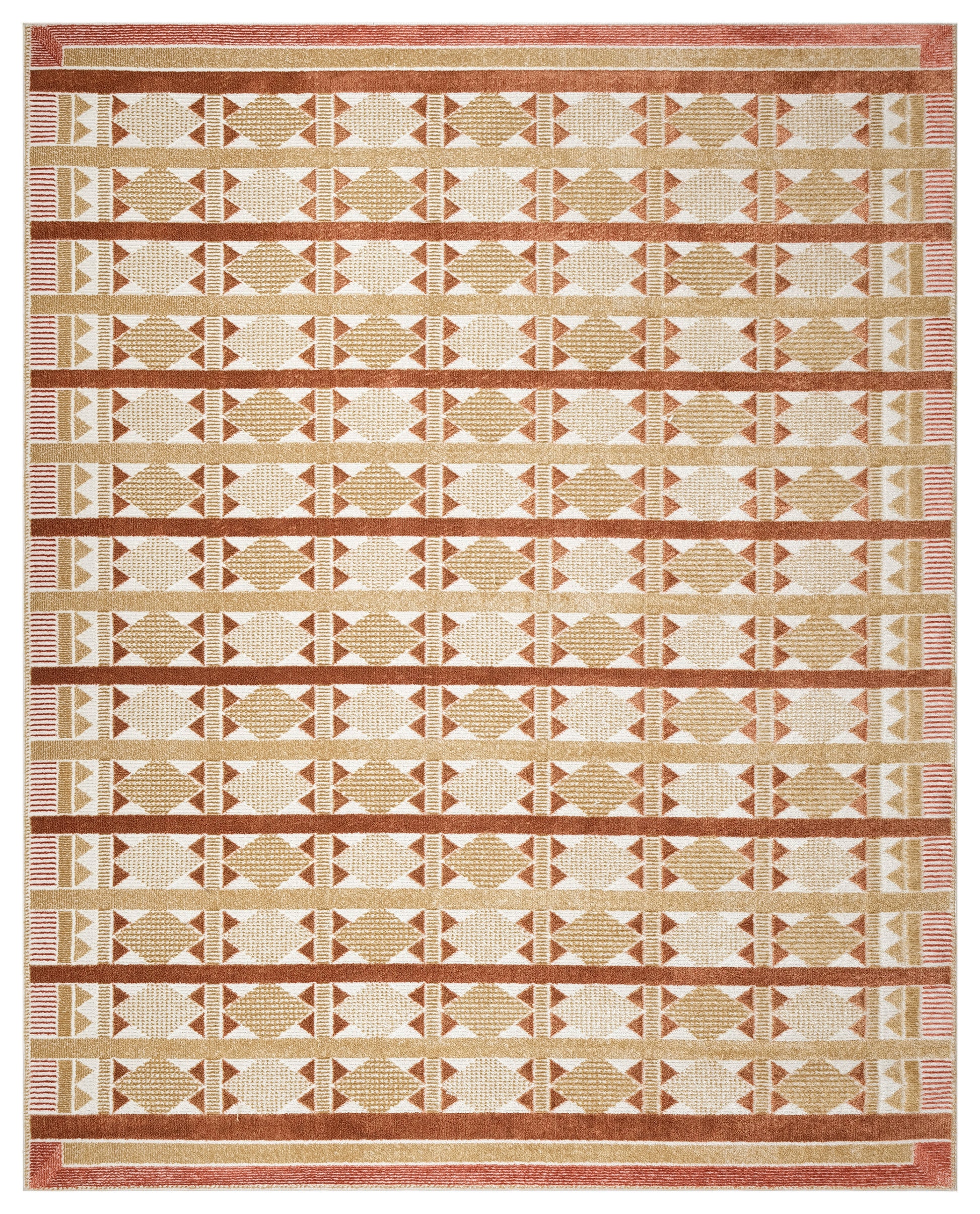 Nourison Home Nordic  Rust  Contemporary