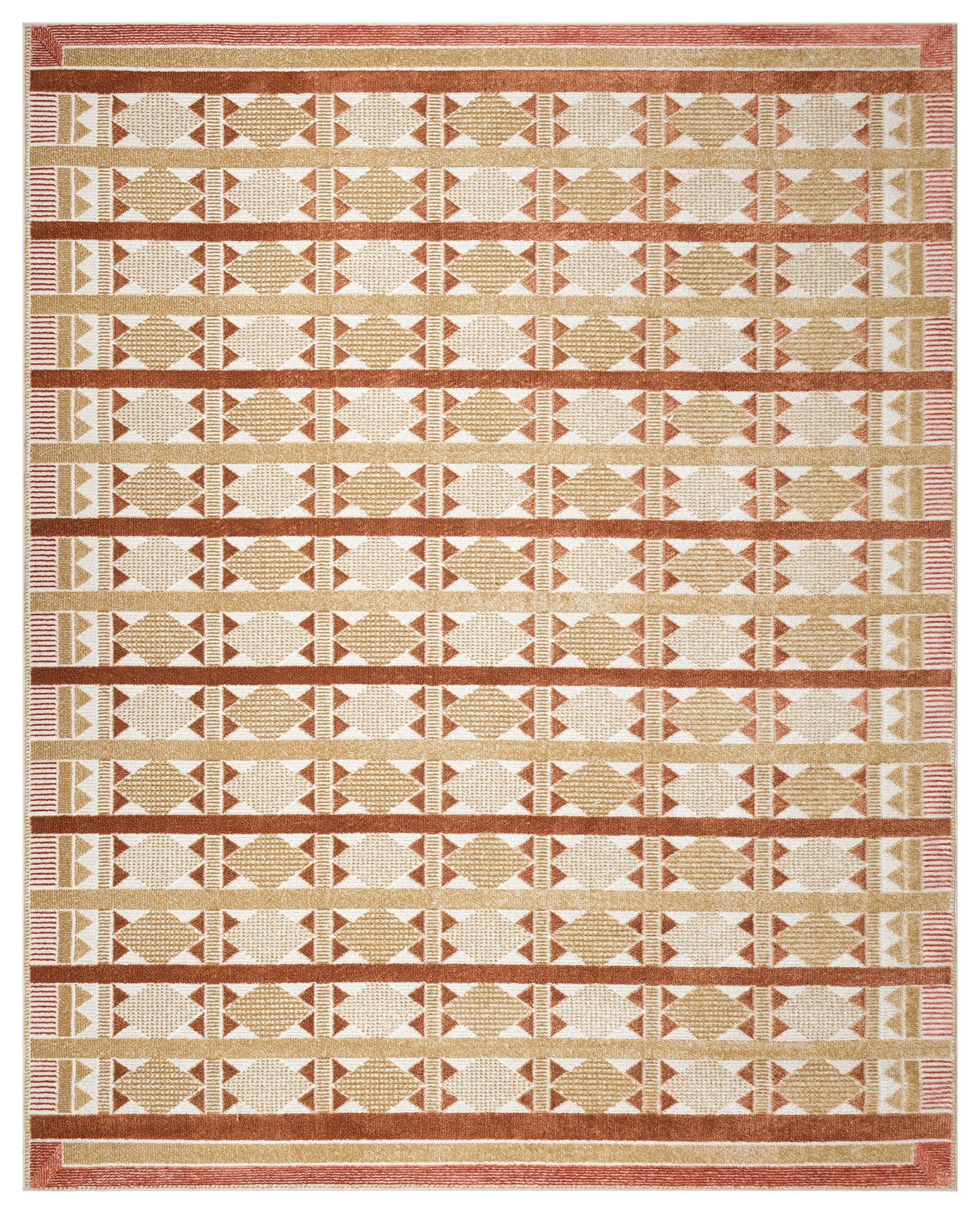 Nourison Home Nordic  Rust  Contemporary