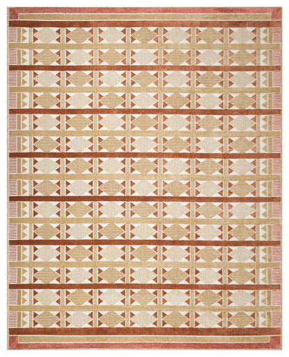 Nourison Home Nordic  Rust  Contemporary