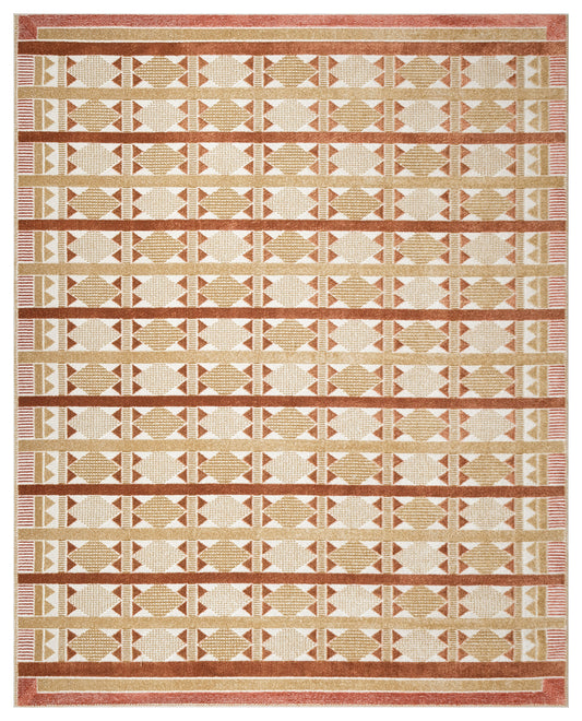 Nourison Home Nordic  Rust  Contemporary