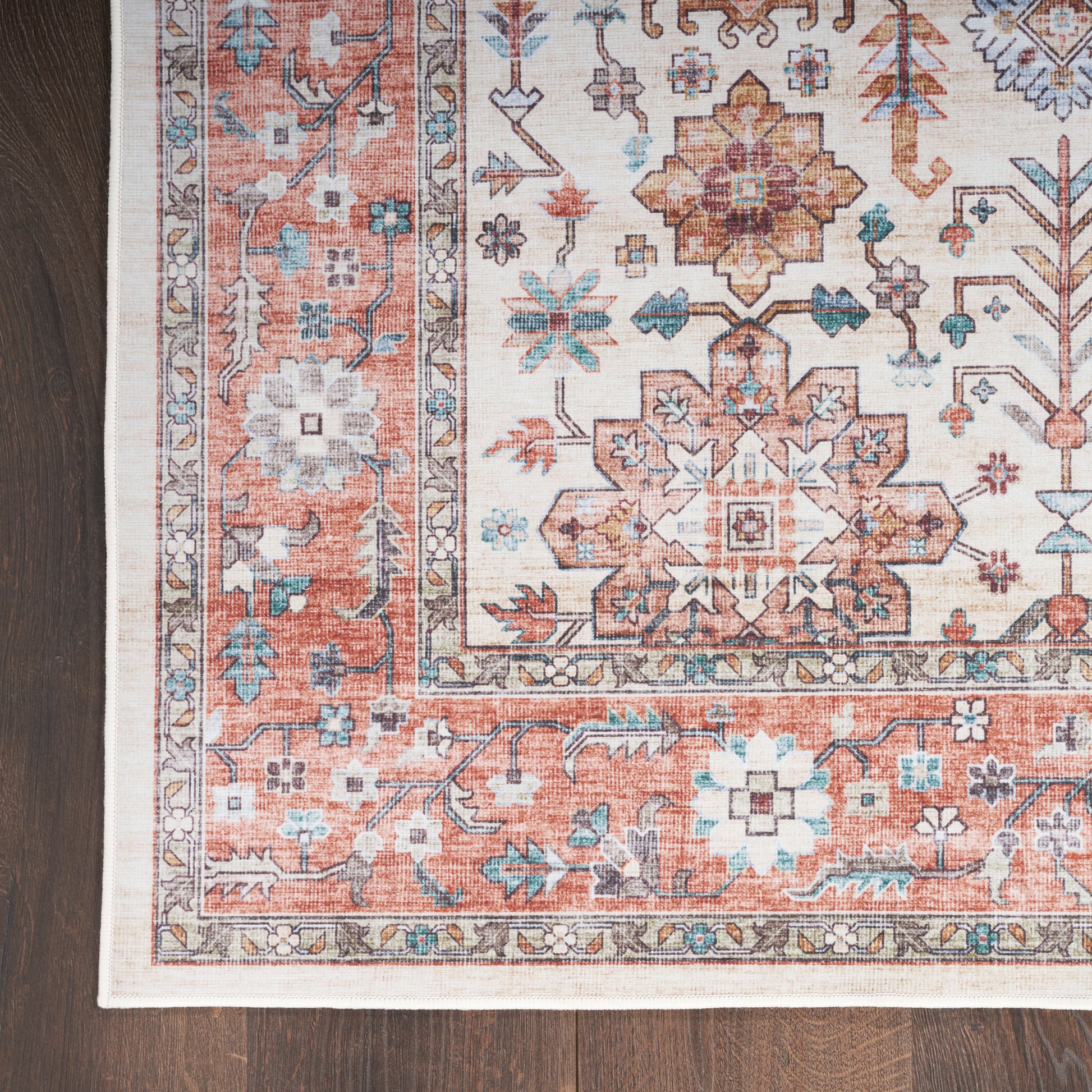 Nourison Home Fulton  Beige Multicolor  Traditional