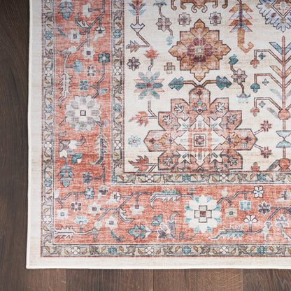 Nourison Home Fulton  Beige Multicolor  Traditional