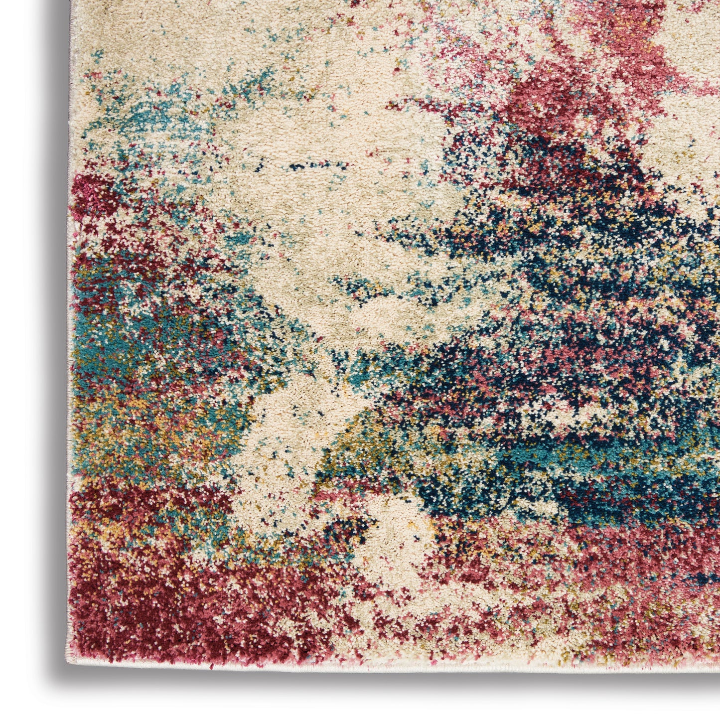 Nourison Home Fusion  Cream Multicolor  Contemporary