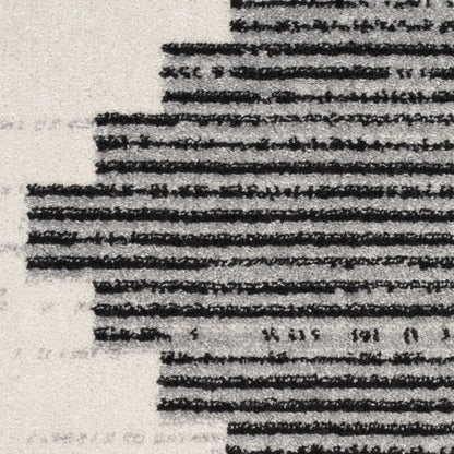 Nourison Home Modern Passion  Ivory Grey  Contemporary