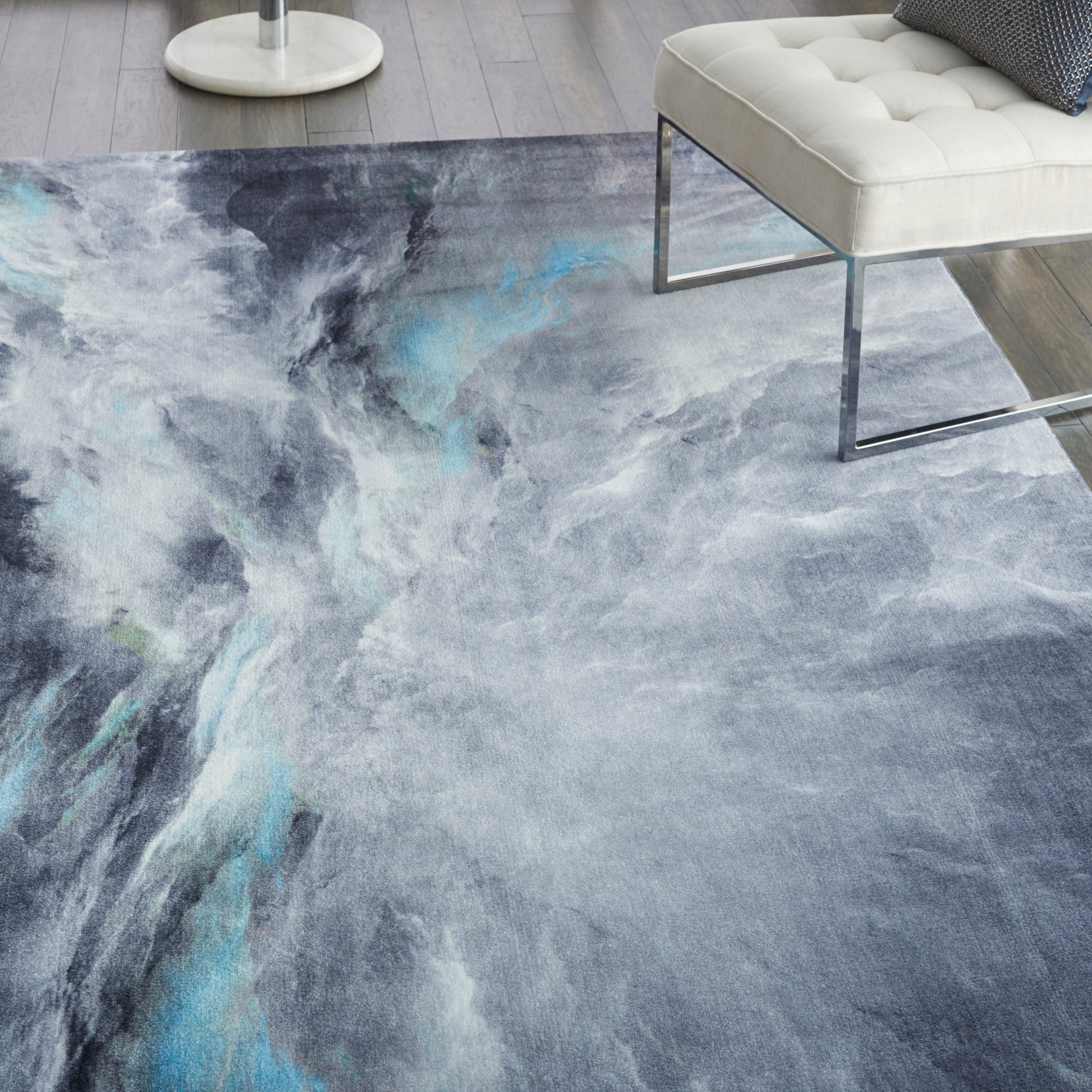 Nourison Home Le Reve  Charcoal Multicolor  Contemporary