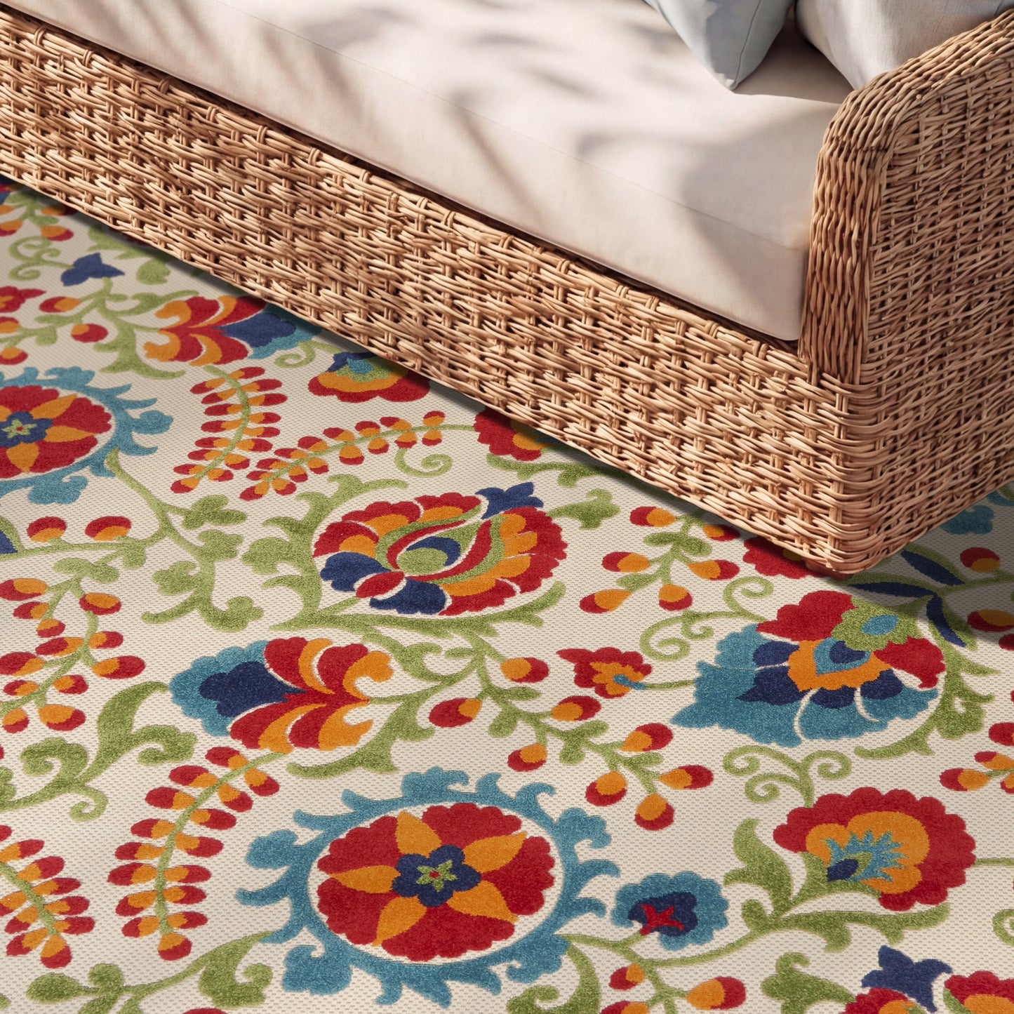 Nourison Home Aloha  Multicolor  Contemporary