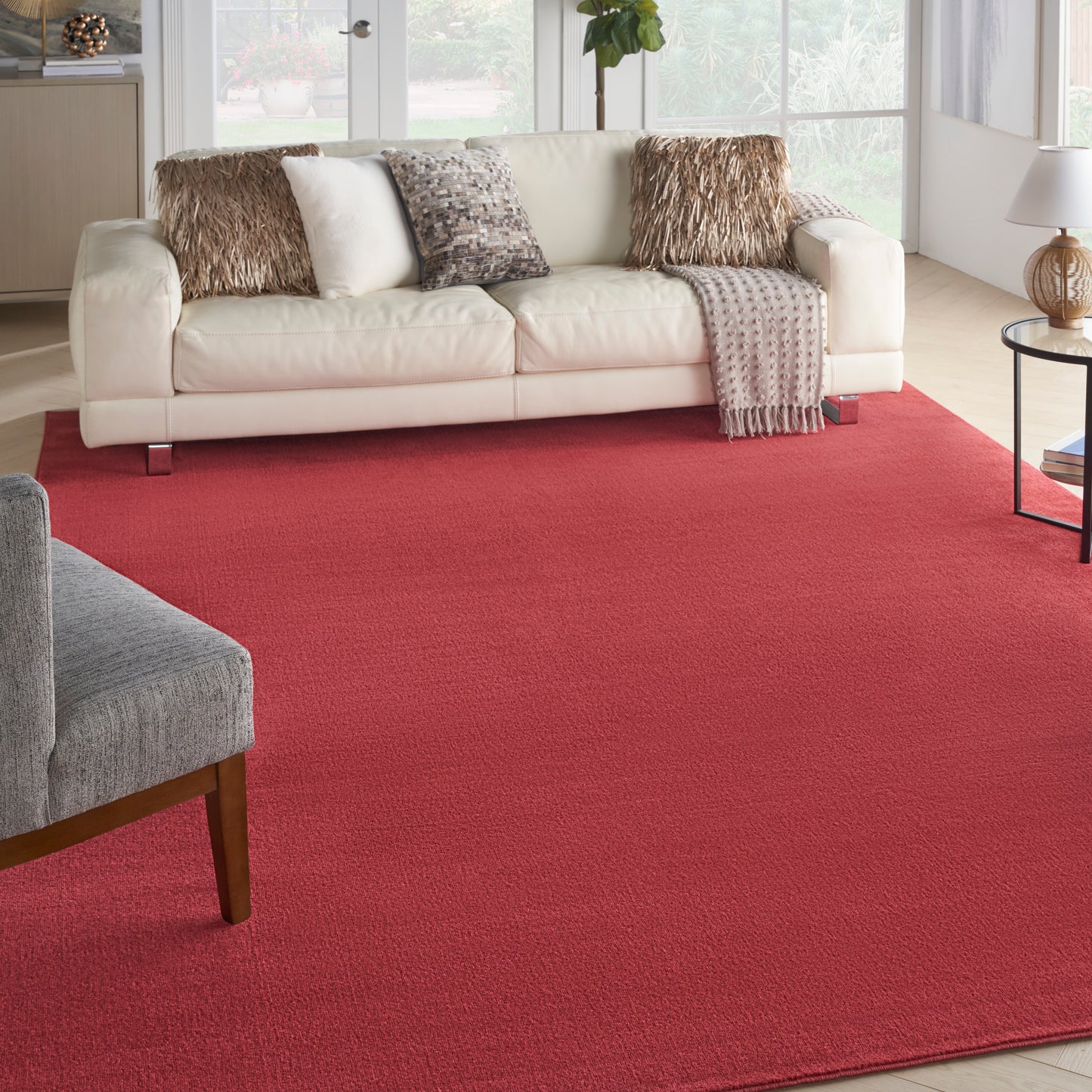 Nourison Home Nourison Essentials  Brick Red  Contemporary