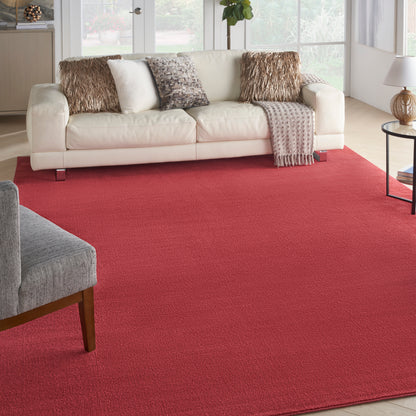 Nourison Home Nourison Essentials  Brick Red  Contemporary