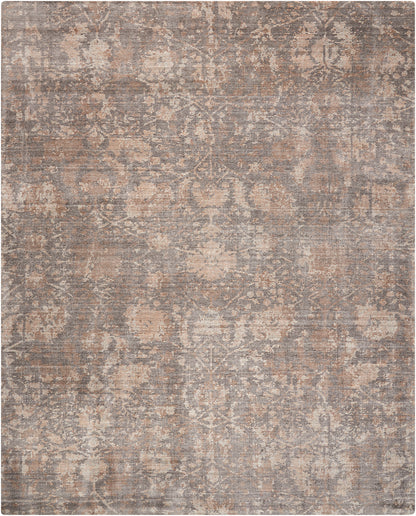 Nourison Home Lucent LCN02 Flint Transitional Knotted Rug
