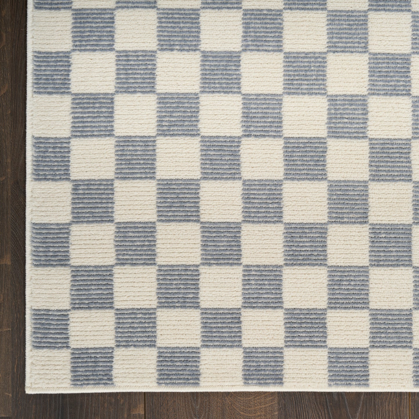Nourison Home Serenity Home  Ivory Blue  Contemporary