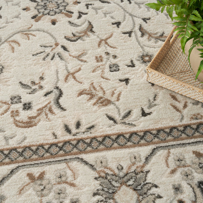Nourison Home Serenity Home  Ivory Mocha  Traditional