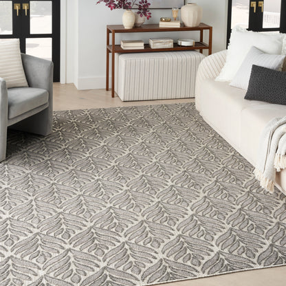 Nourison Home Aloha  Charcoal  Contemporary