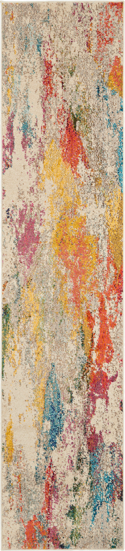 Nourison Home Celestial CES12 Ivory Multicolor Contemporary Power-loomed Rugs