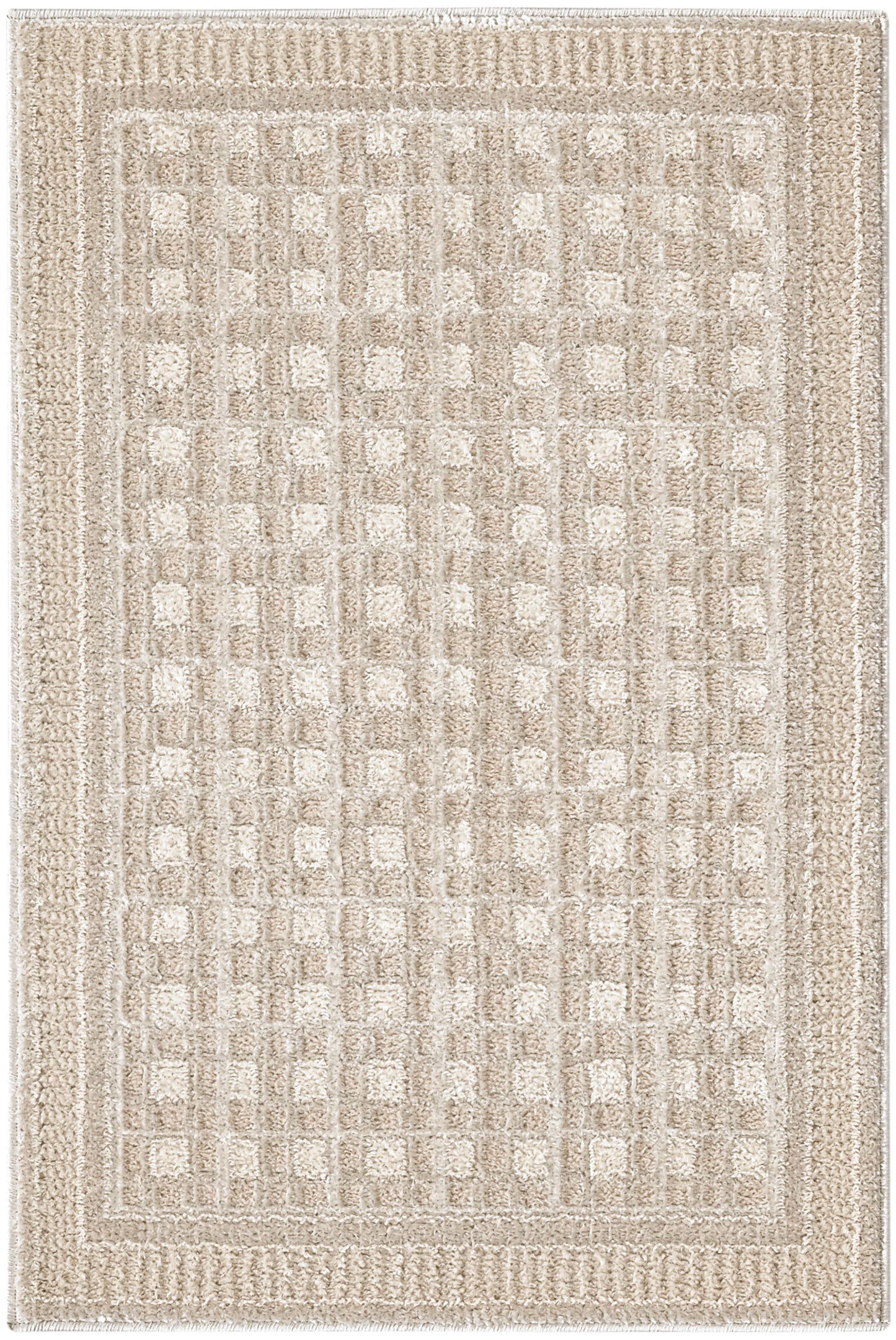 Nourison Home Nordic NRC03 Beige Contemporary Power-loomed Rug