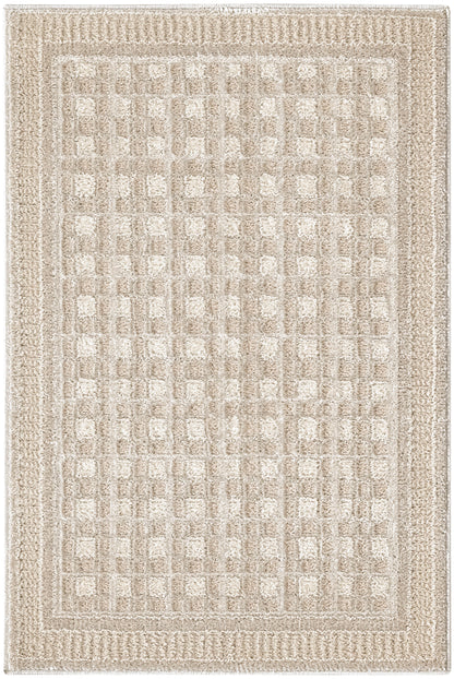 Nourison Home Nordic NRC03 Beige Contemporary Power-loomed Rug