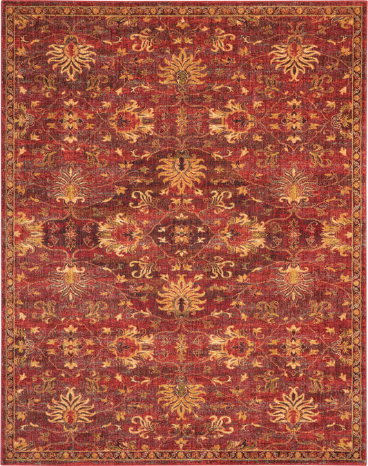 Nourison Home Jewel  Brick  Traditional