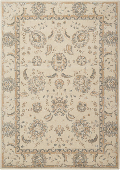 Nourison Home Persian Empire PE22 Bone Traditional Loomed Rug