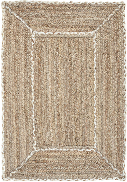 Nourison Home Terrazzo Jute TRJ01 Natural Grey Contemporary Hand Woven Rug