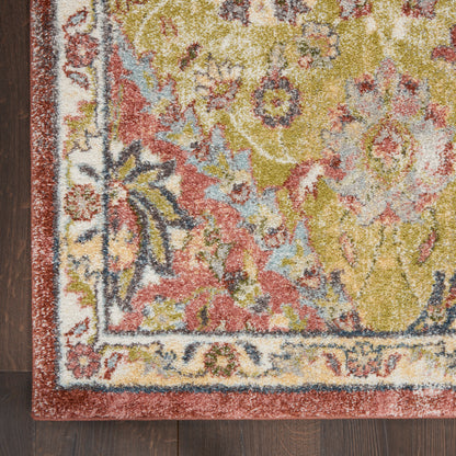 Nourison Home Soraya  Terracotta Multicolor  Transitional